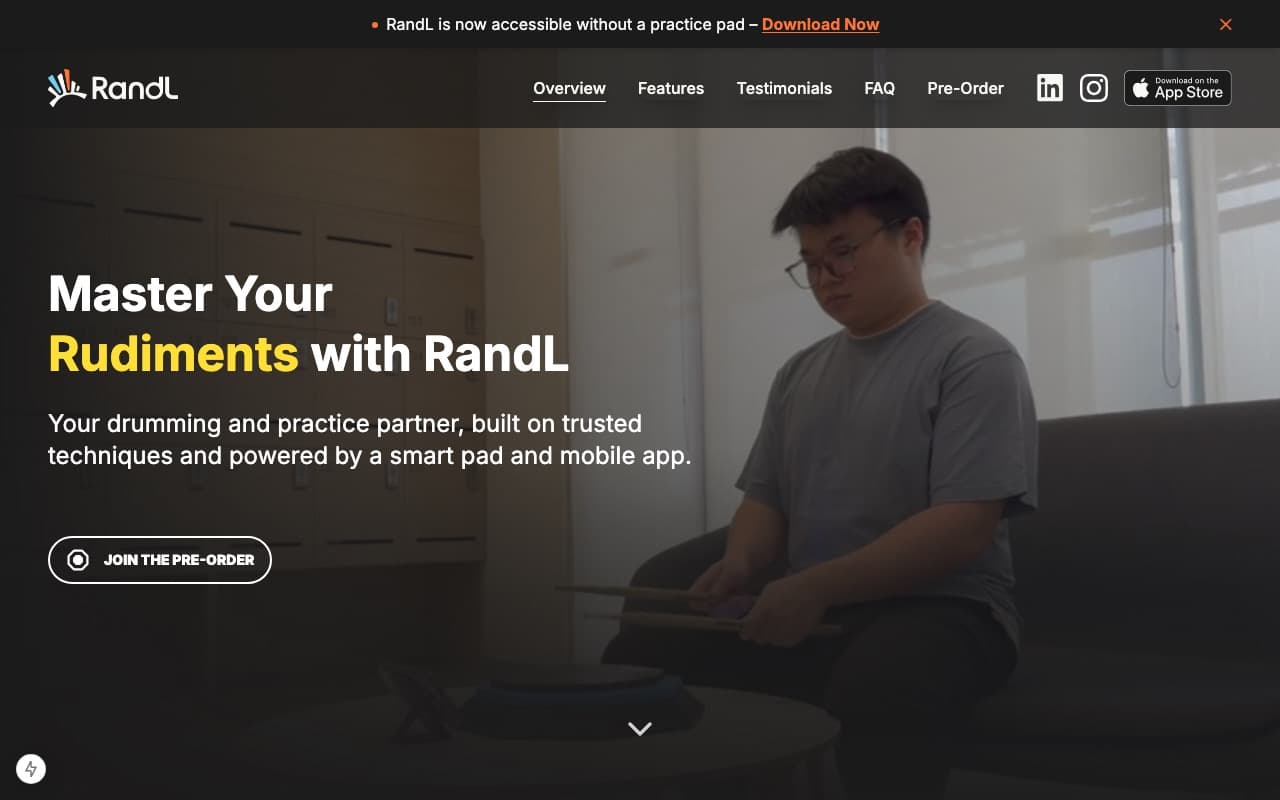 RandL Landing Page